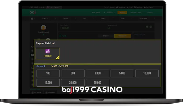 Confirm Rocket deposit amount